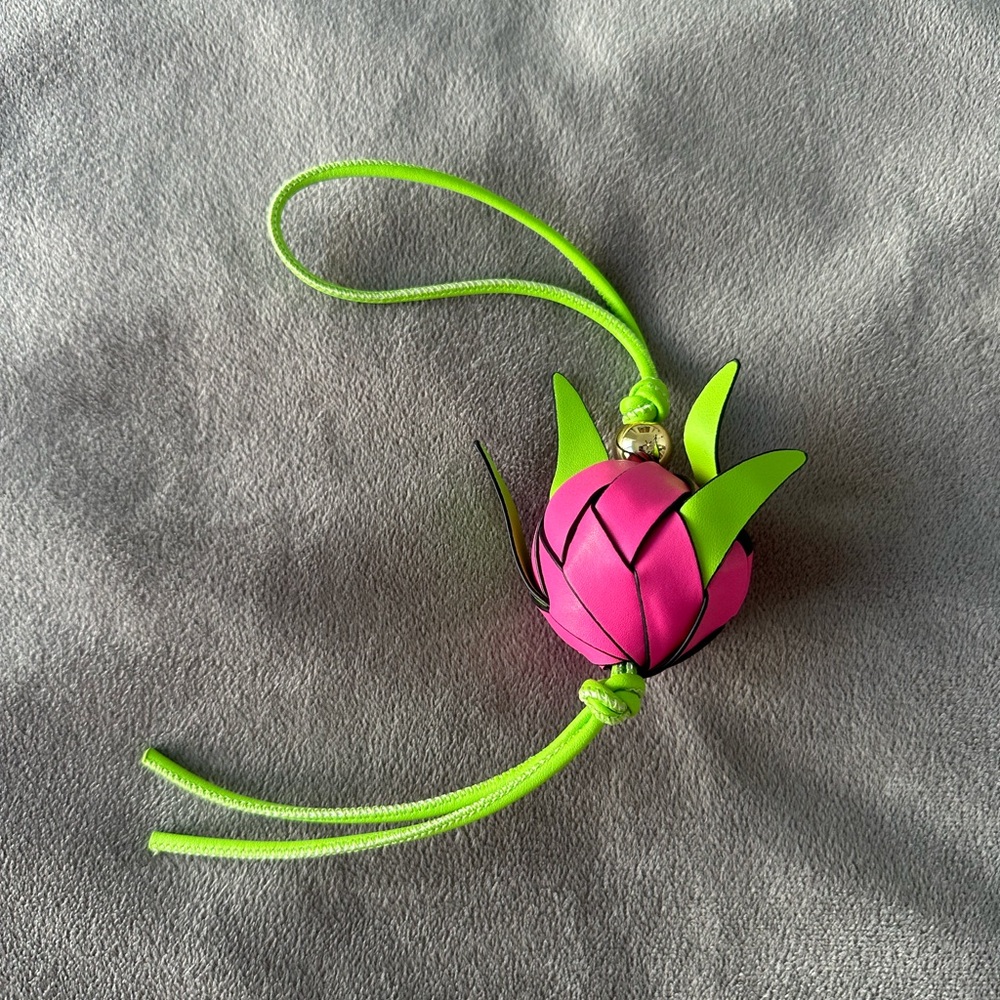 Dragon fruit bag charm